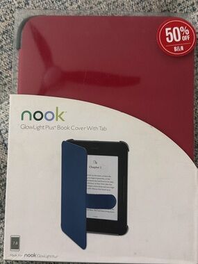 Barnes & Noble nook GlowLight Plus Book Cover with Tab